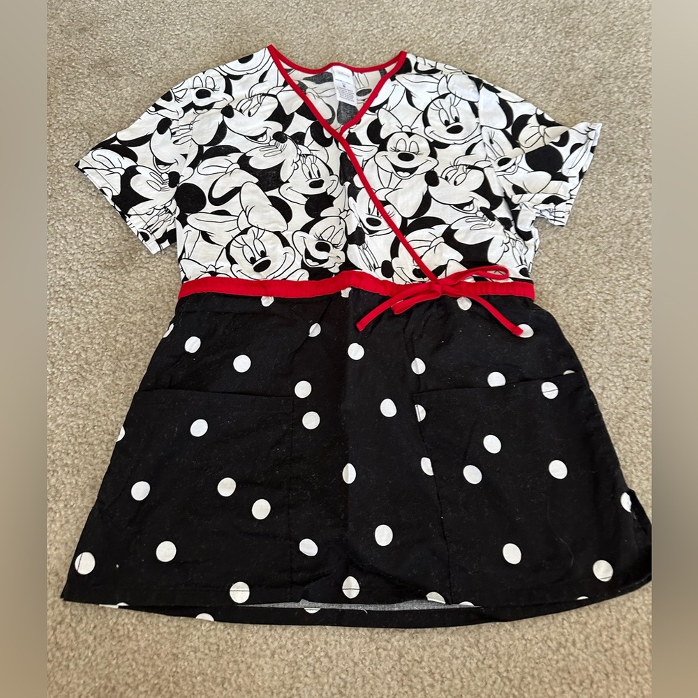 Mickey Mouse scrub top